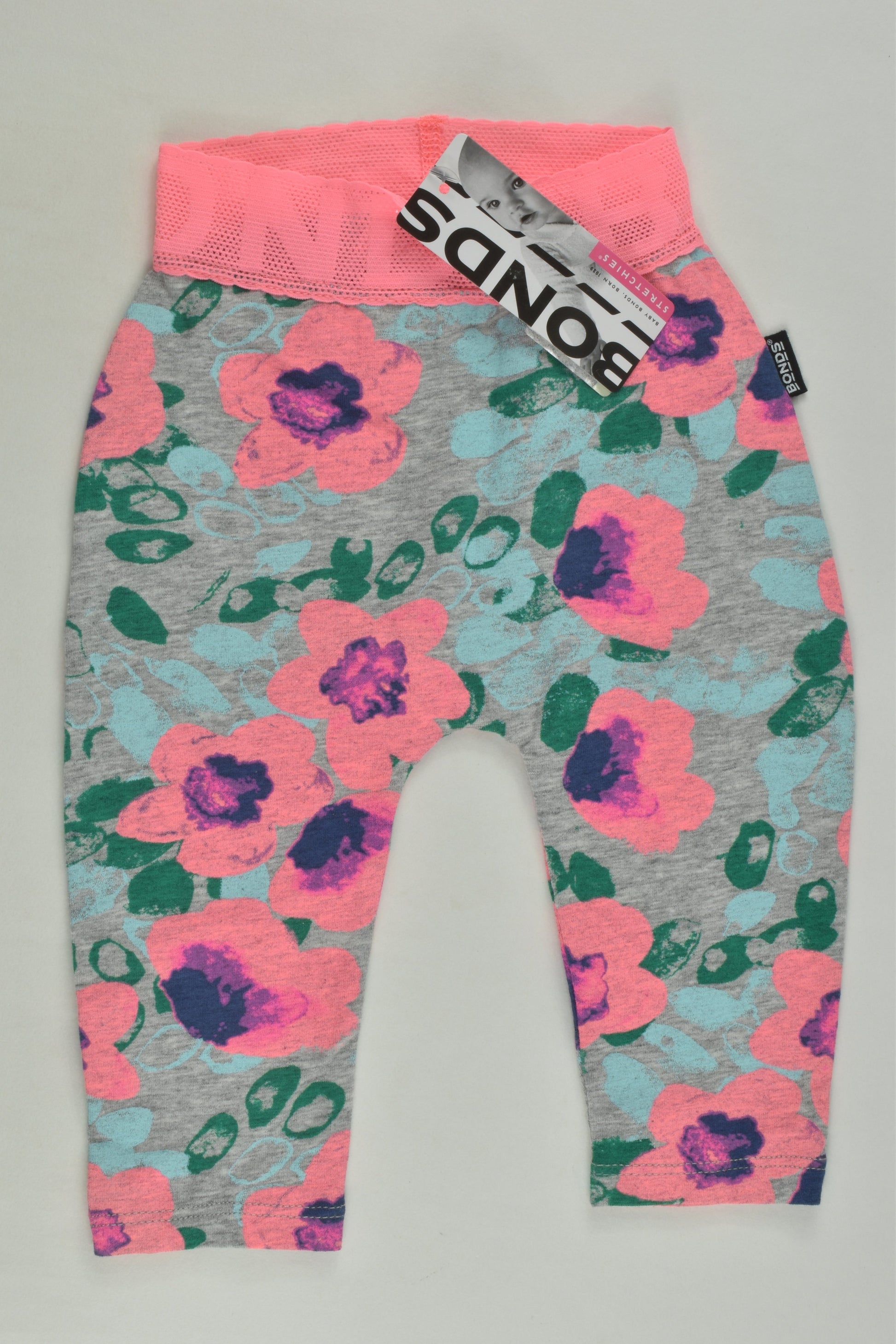 NEW Bonds Size 00 Floral Leggings