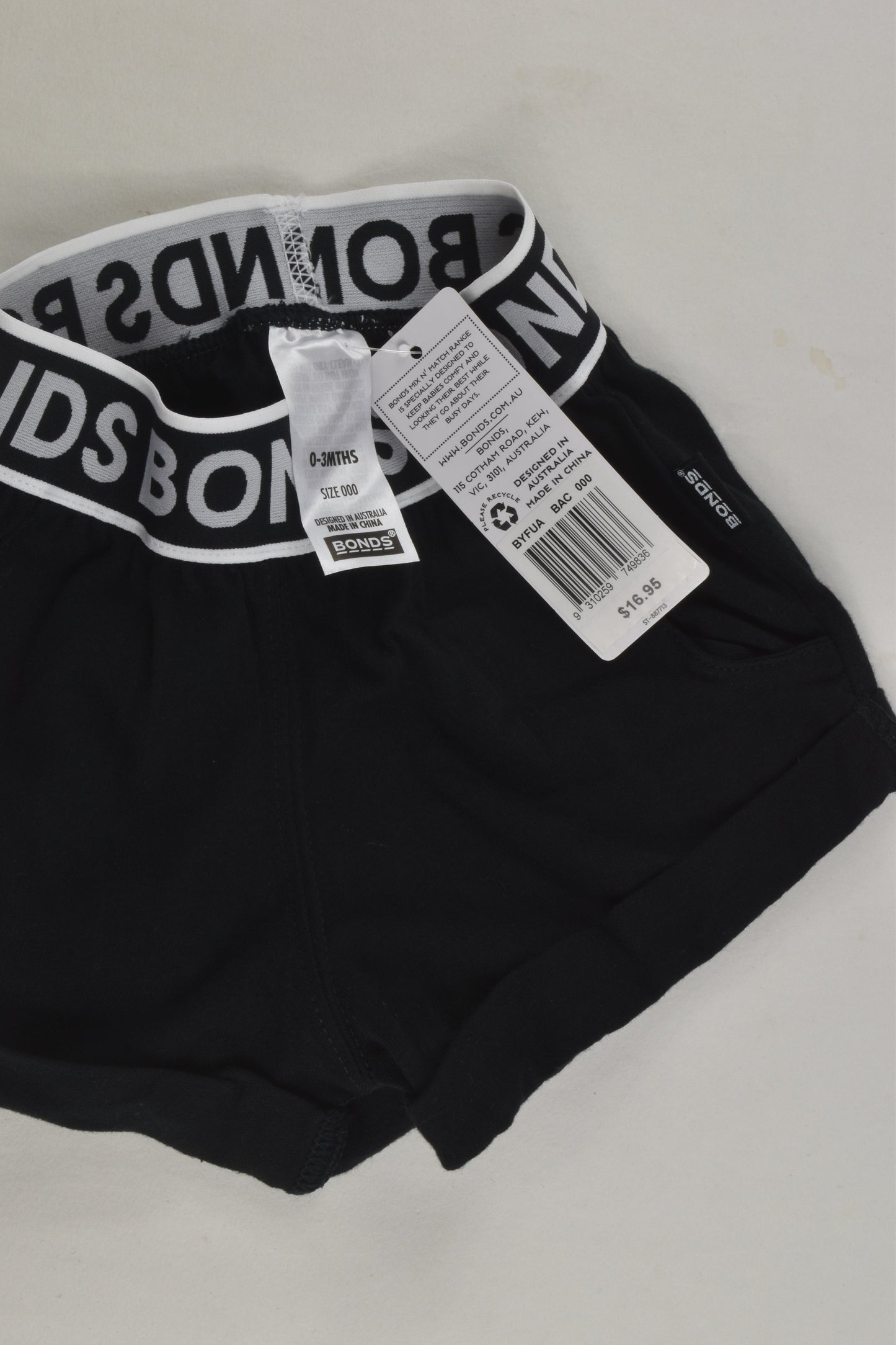 NEW Bonds Size 000 Shorts