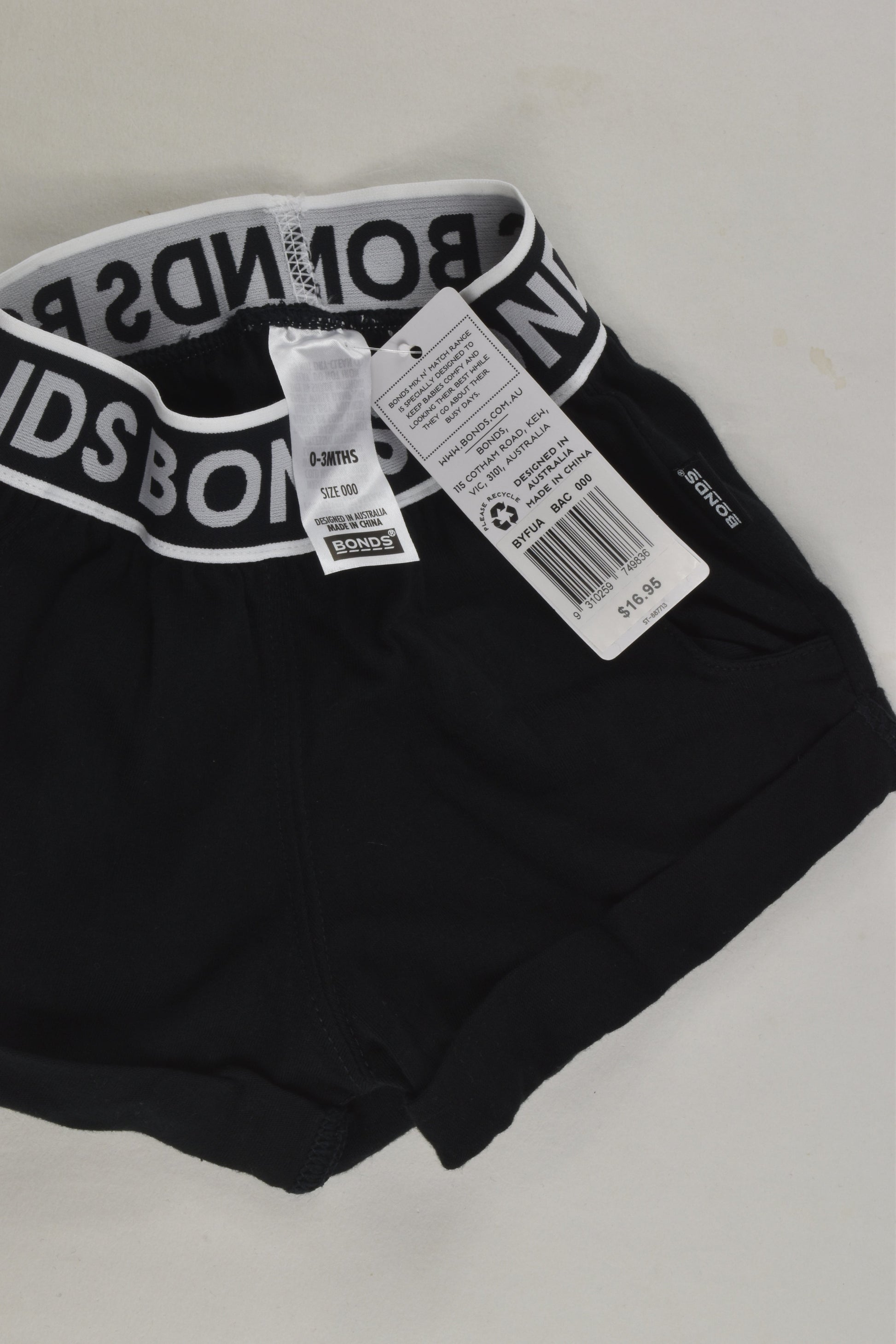 NEW Bonds Size 000 Shorts