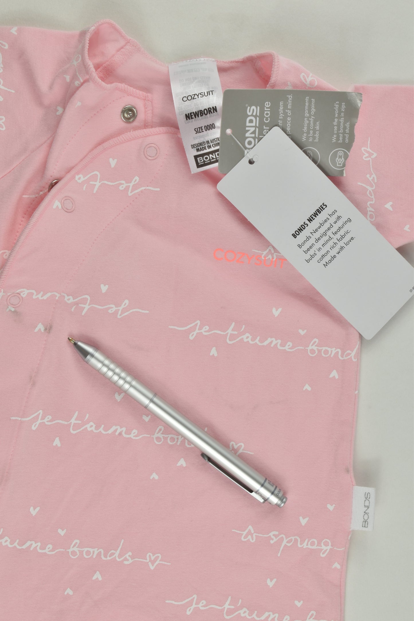 NEW Bonds Size 0000 Cozysuit