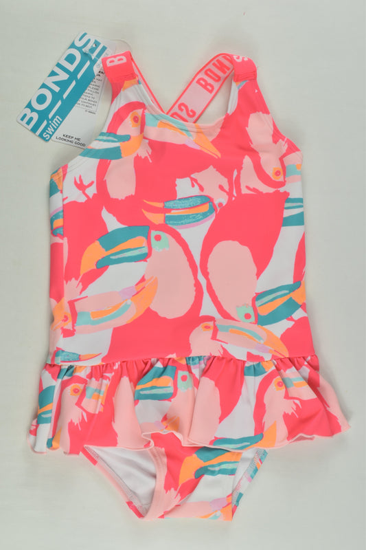 NEW Bonds Size 1 Toucan Lined Bathers