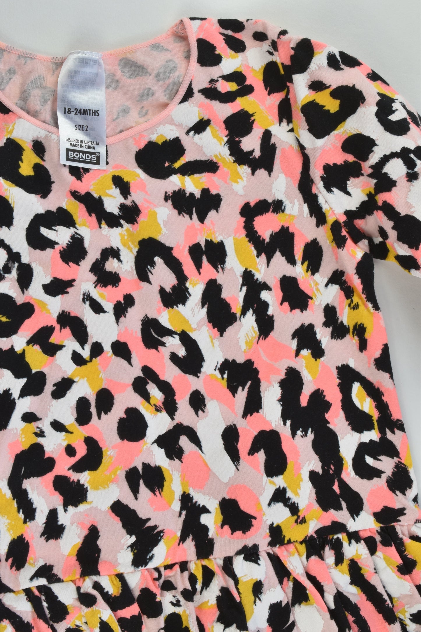 NEW Bonds Size 2 (18-24 months) Leopard Balletsuit