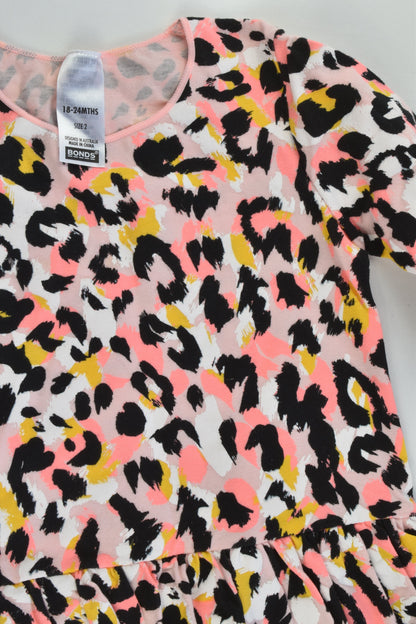 NEW Bonds Size 2 (18-24 months) Leopard Balletsuit