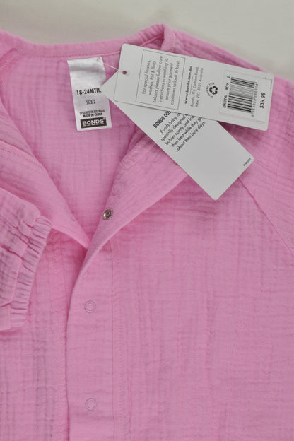 NEW Bonds Size 2 Muslin Playsuit