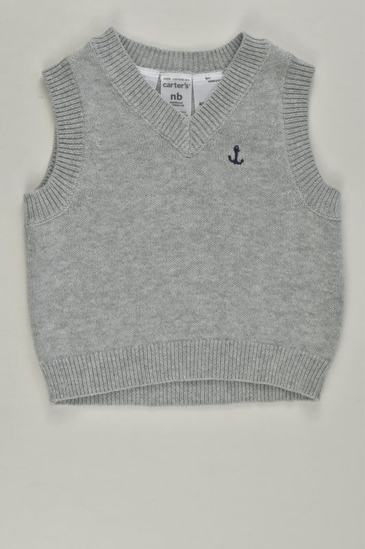 NEW Carter's Size 0000 Nautical Knit Vest