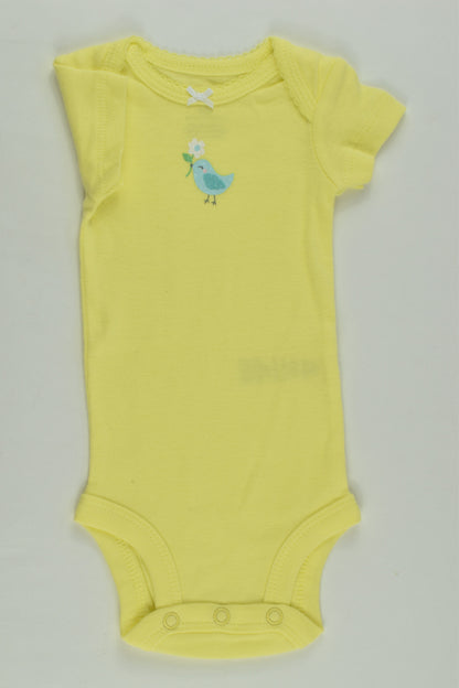 NEW Carter's Size 0000 (Newborn) Bird Bodysuit