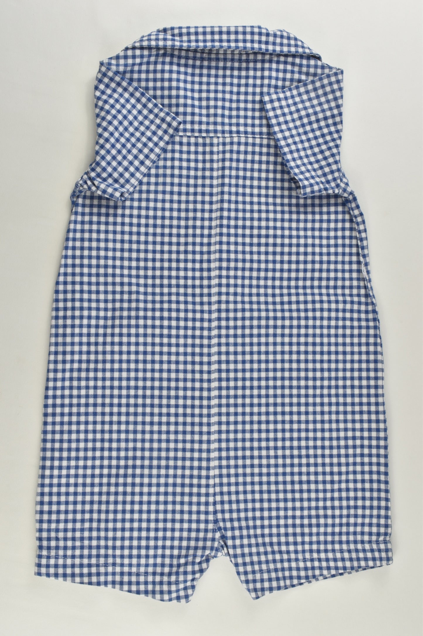 NEW Carter's Size 1-2 (24 months) Checked Anchor Short Romper