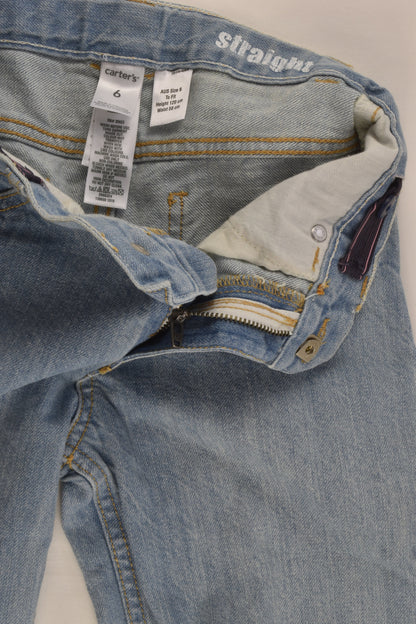 NEW Carter's Size 6 Straight Cut Denim Pants