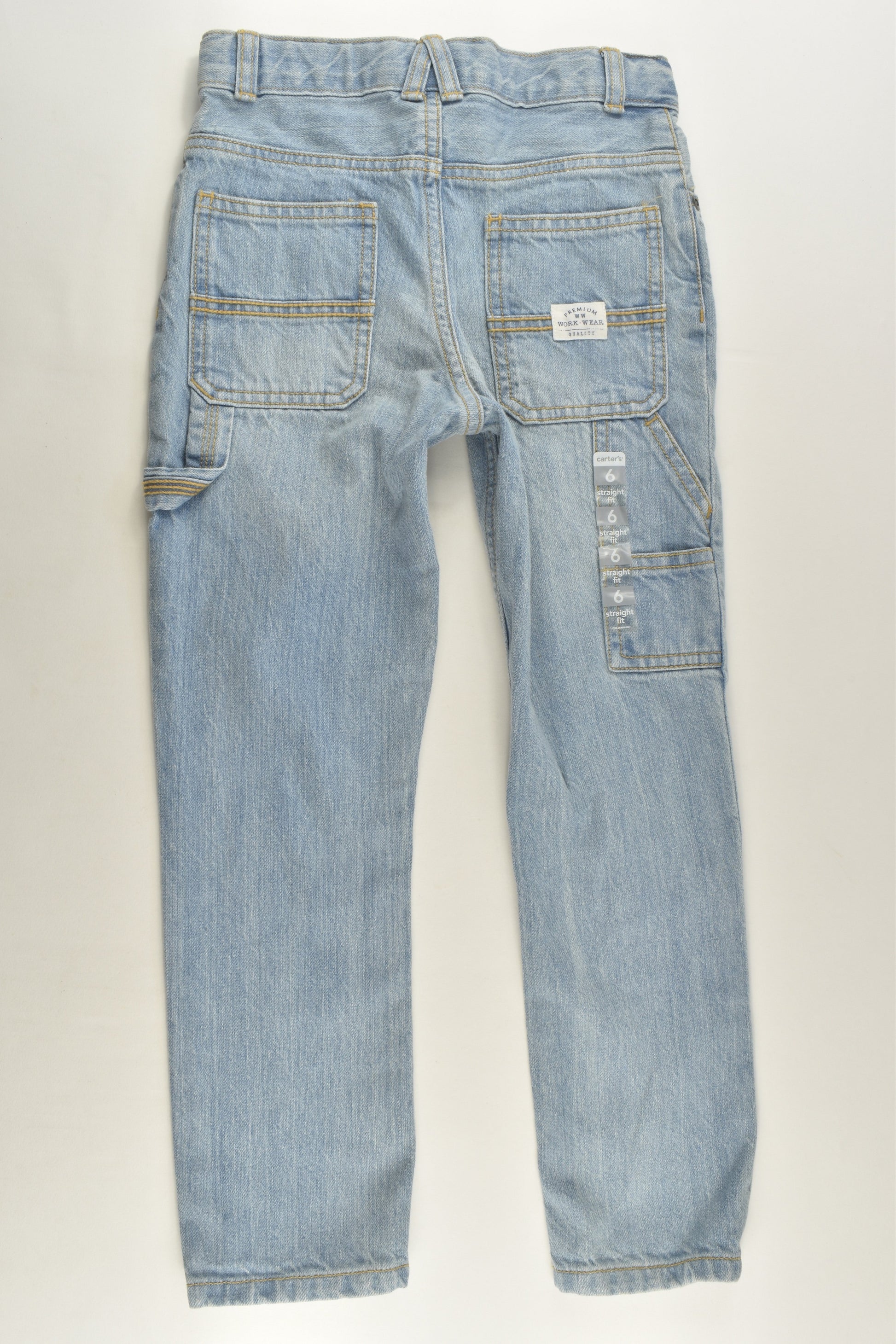 NEW Carter's Size 6 Straight Cut Denim Pants