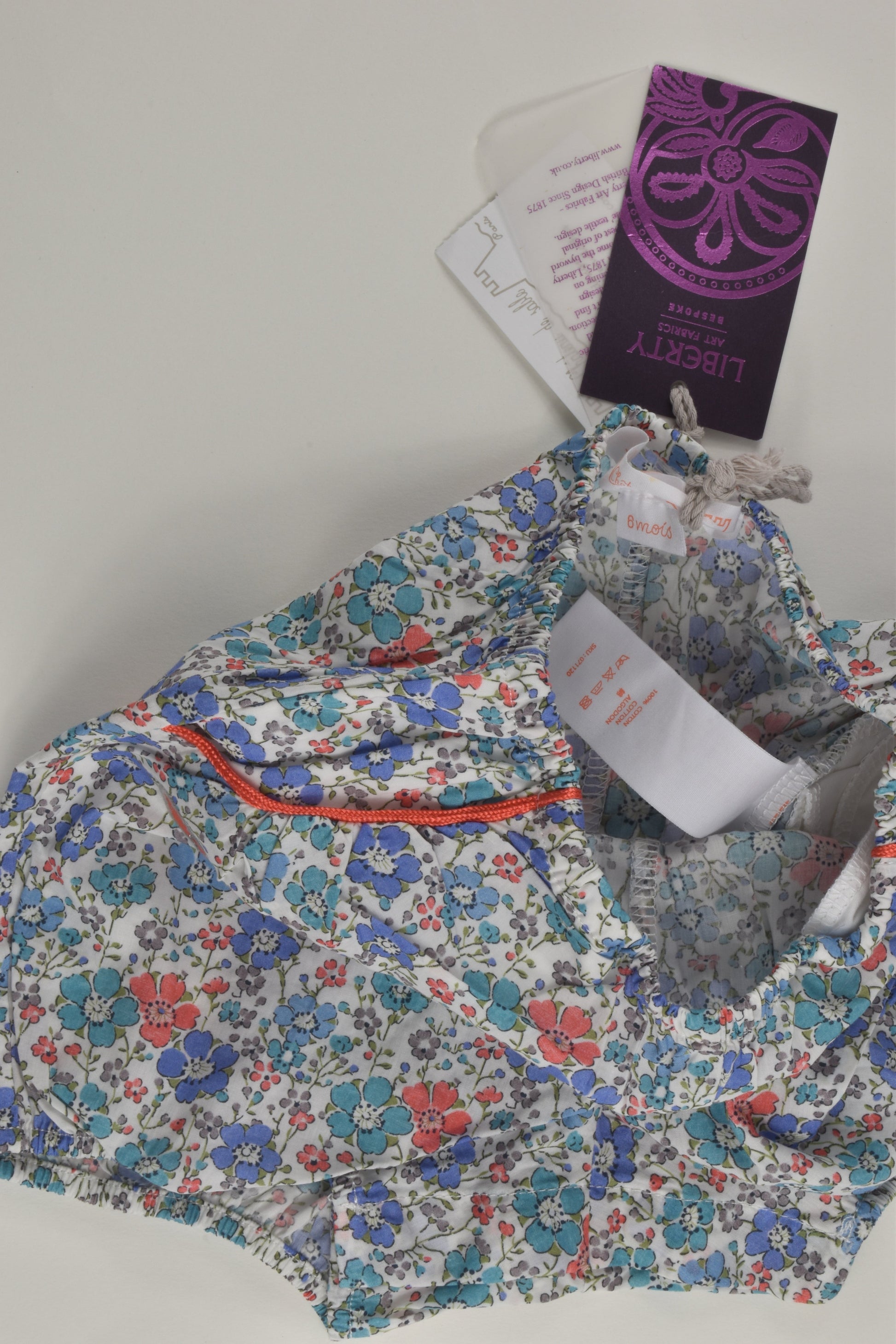 NEW Château De Sable Size 00 (6 months) Liberty Print Shorts