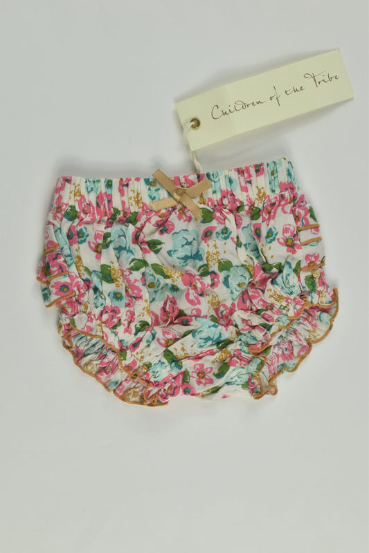 NEW Children of the Tribe Size 00 Floral Bloomers