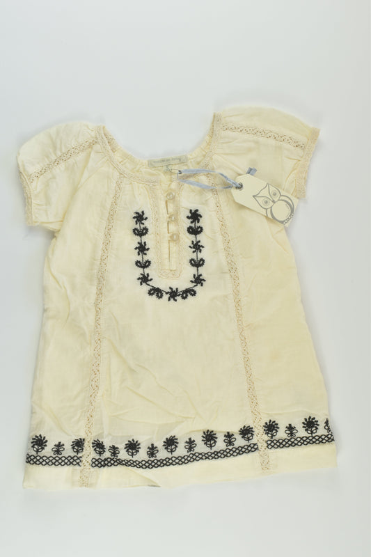 NEW Cotton On Baby Size 0 Lined Embroidery Dress