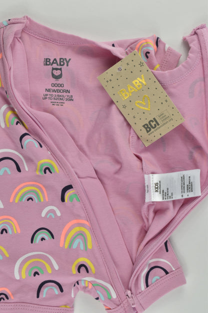 NEW Cotton On Baby Size 0000 Rainbows Short Romper