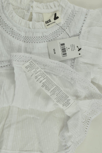 NEW Cotton On Kids Size 2 Blouse