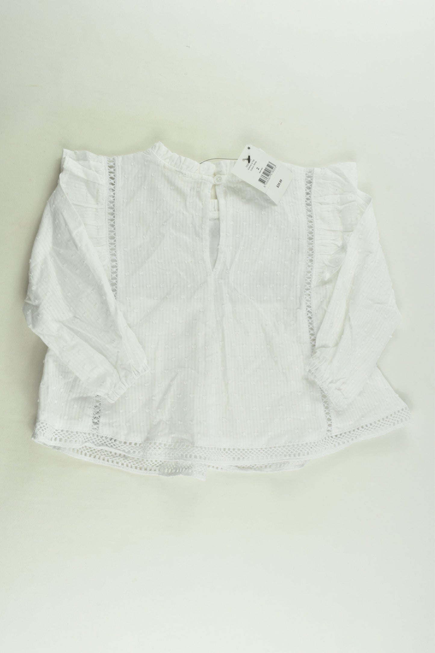 NEW Cotton On Kids Size 2 Blouse