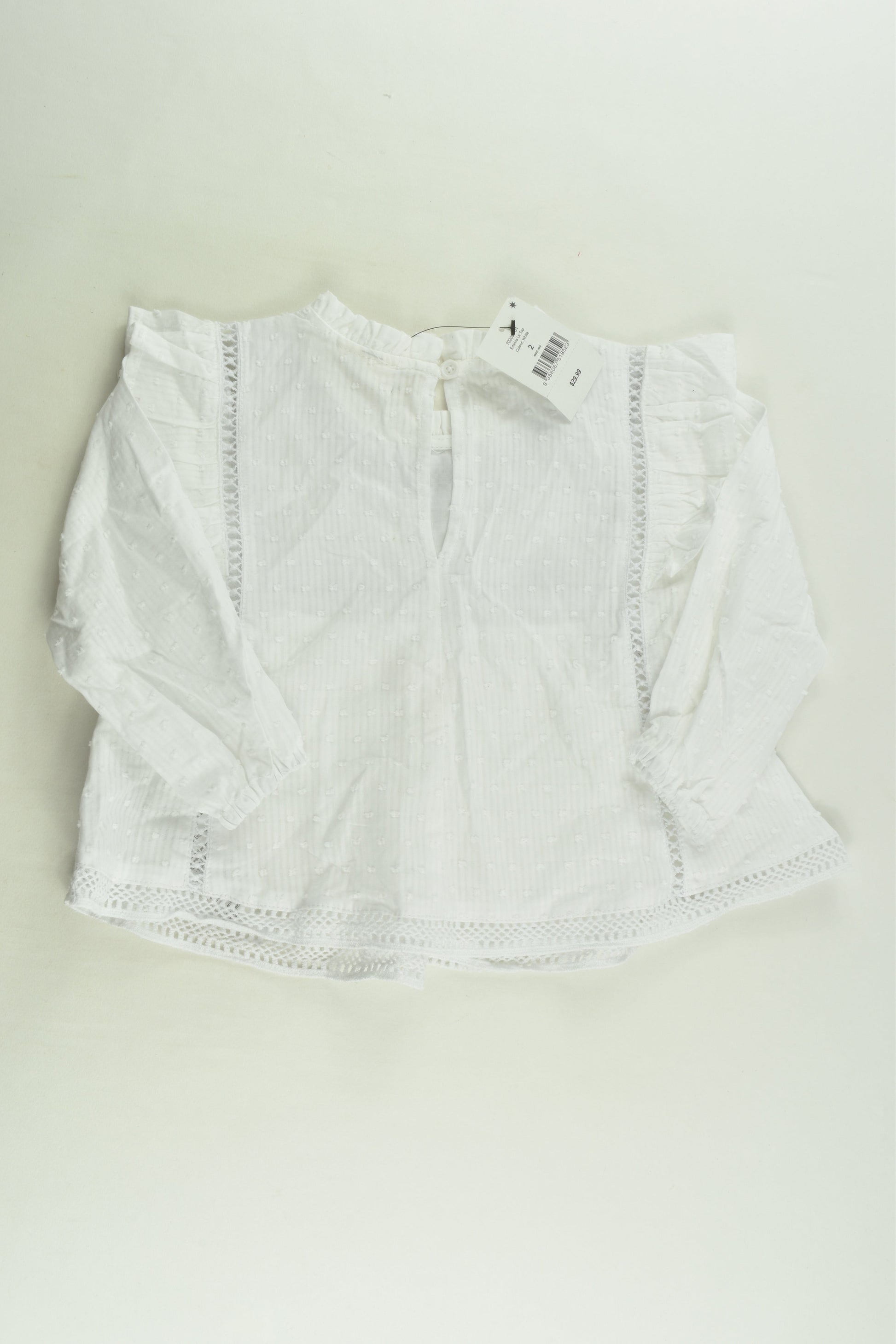 NEW Cotton On Kids Size 2 Blouse