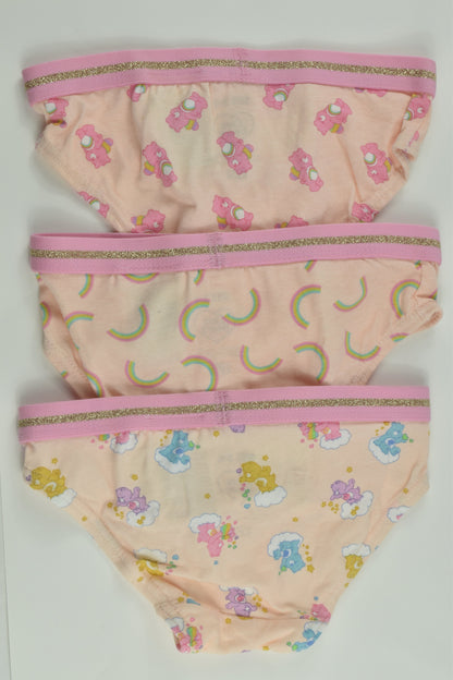 NEW Cotton On Kids Size 3-4 Care Bears 3x Underwear