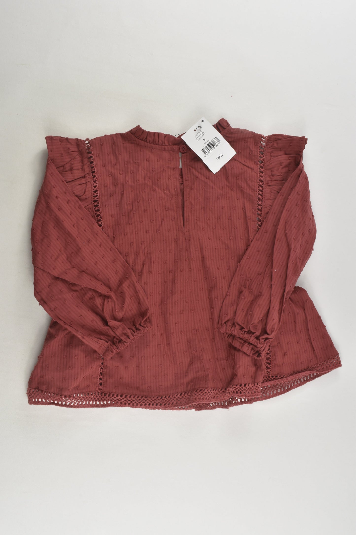 NEW Cotton On Kids Size 3 Blouse