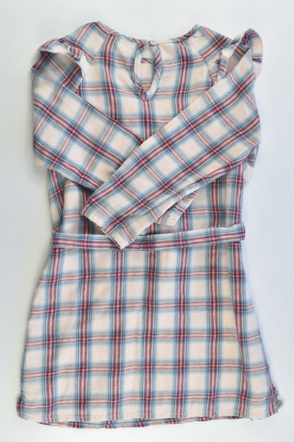 NEW Cotton On Kids Size 4 Checked Dress with Belt