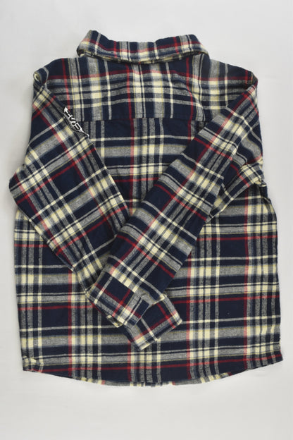 NEW Cotton On Kids Size 5 Checked Flannelette Shirt