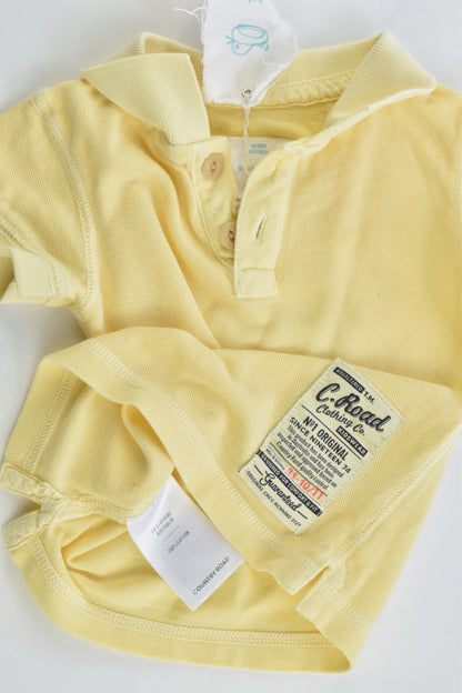 NEW Country Road Size 00 (3-6 months) Collared T-shirt
