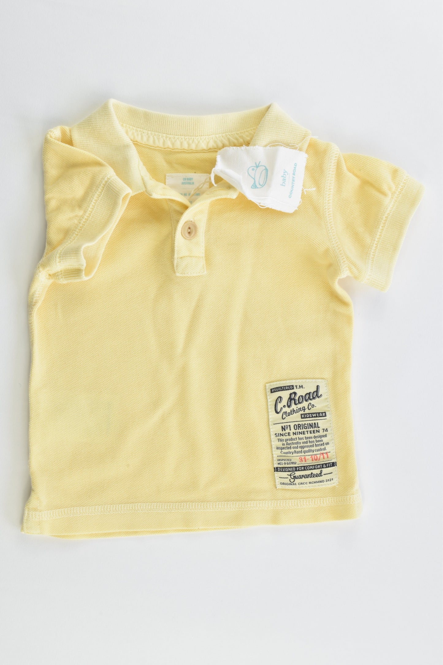 NEW Country Road Size 00 (3-6 months) Collared T-shirt