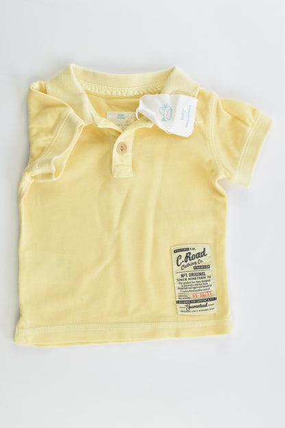 NEW Country Road Size 00 (3-6 months) Collared T-shirt