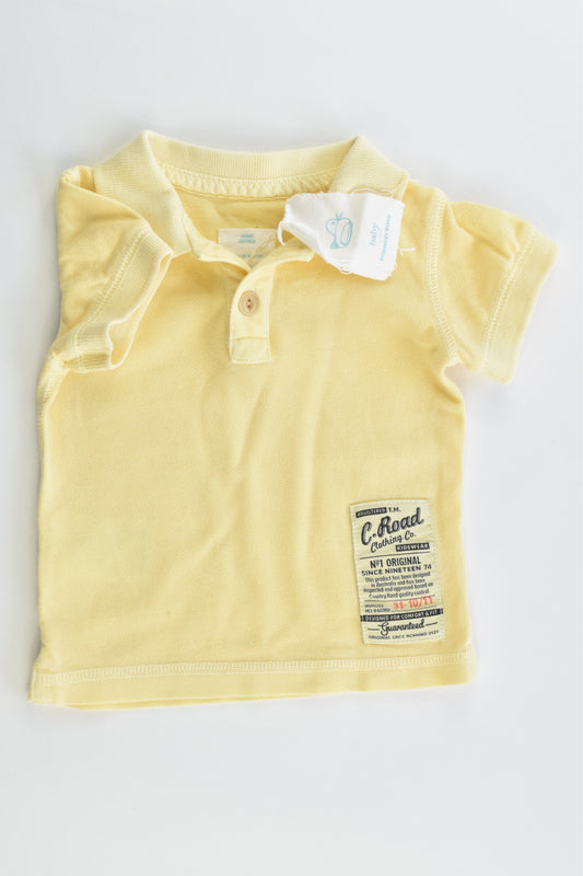 NEW Country Road Size 00 (3-6 months) Collared T-shirt