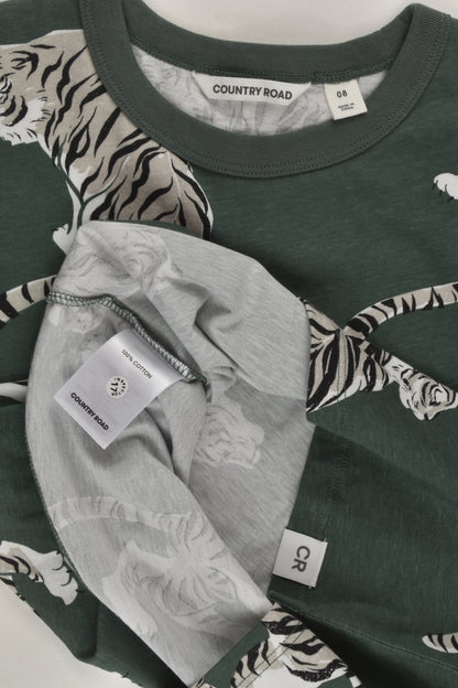 NEW Country Road Size 8 Snow Tiger T-shirt