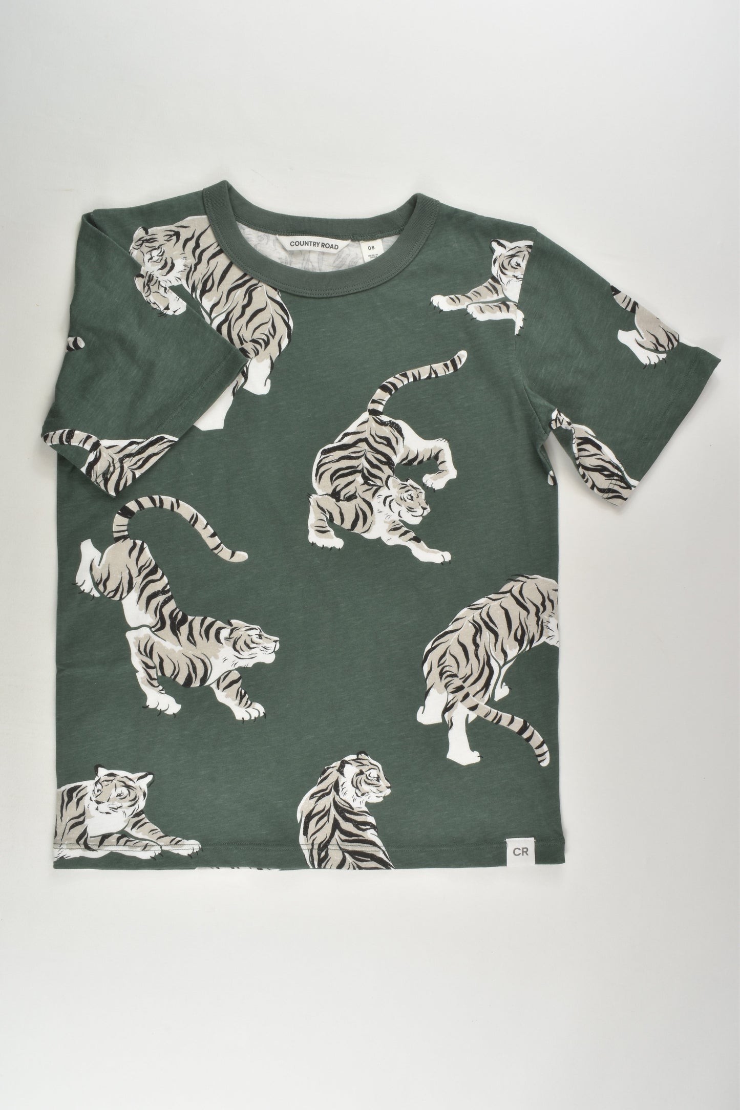 NEW Country Road Size 8 Snow Tiger T-shirt