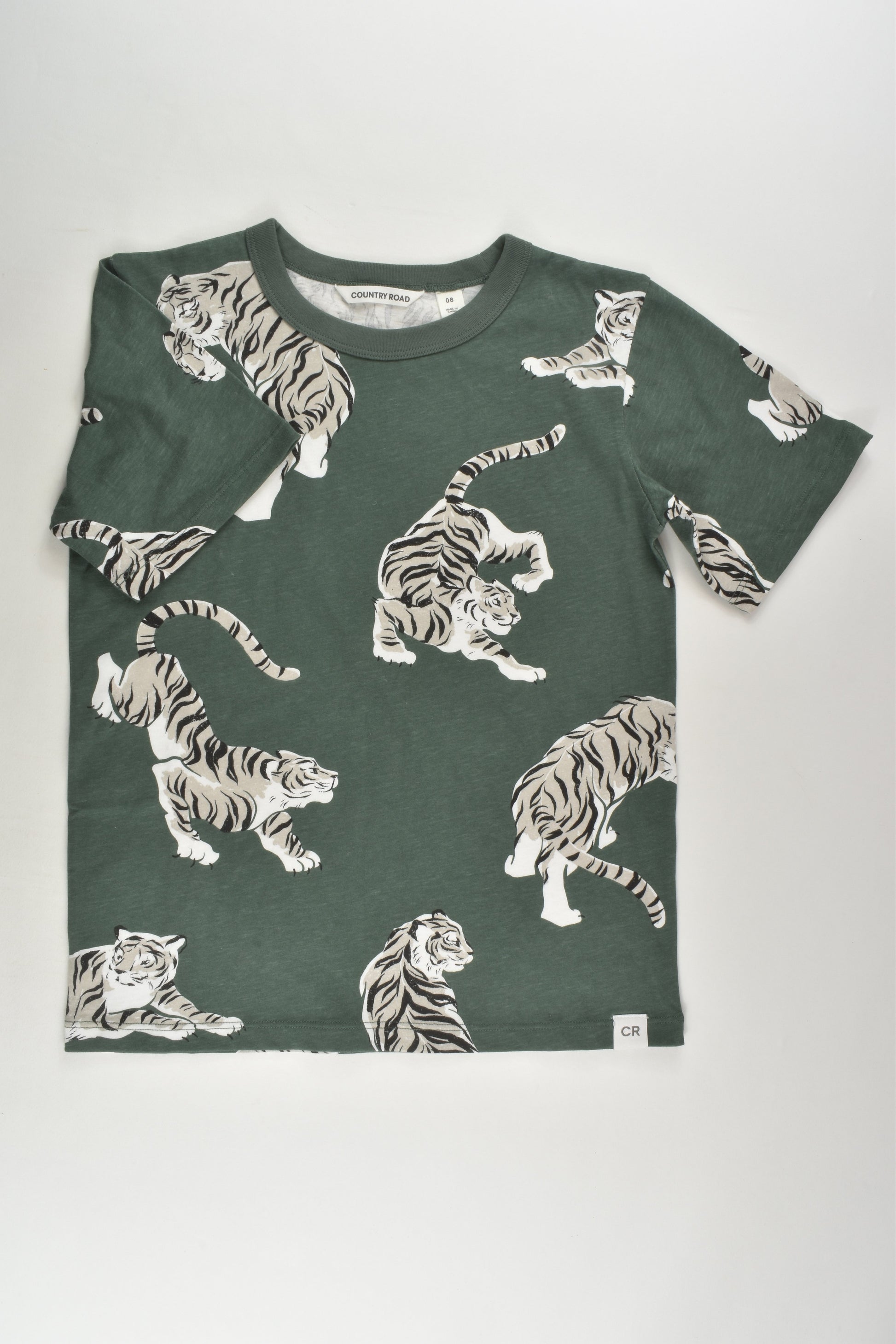 NEW Country Road Size 8 Snow Tiger T-shirt