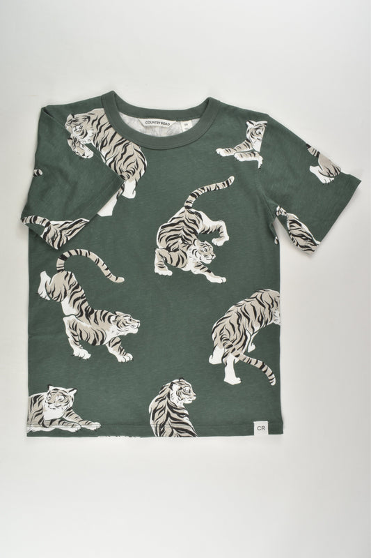 NEW Country Road Size 8 Snow Tiger T-shirt