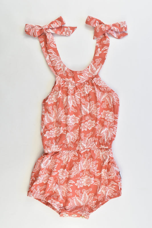 NEW Daisy & Moose Australia Size 12-18 months Floral Playsuit