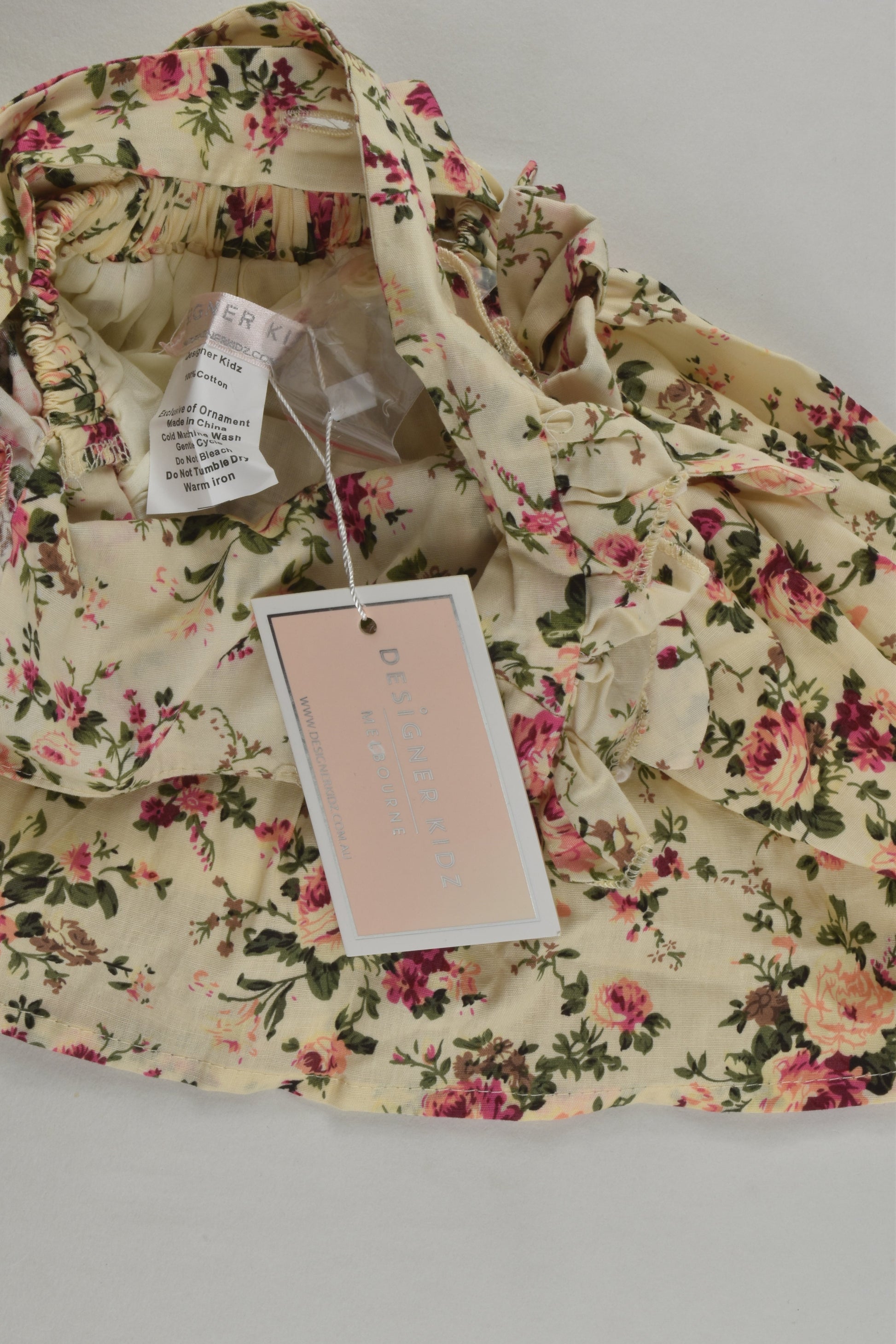 NEW Designer Kidz Size 00 Floral Dress