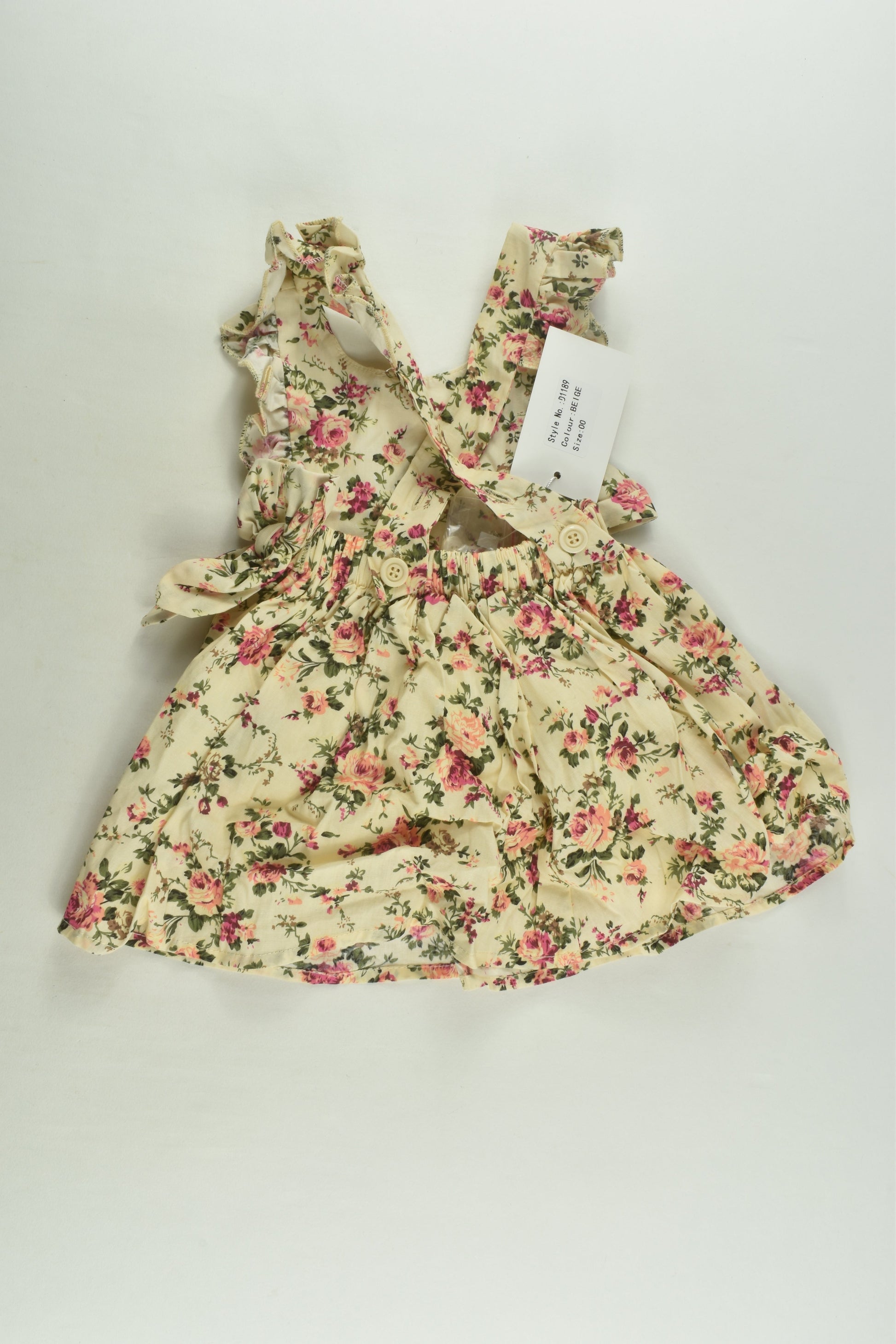 NEW Designer Kidz Size 00 Floral Dress
