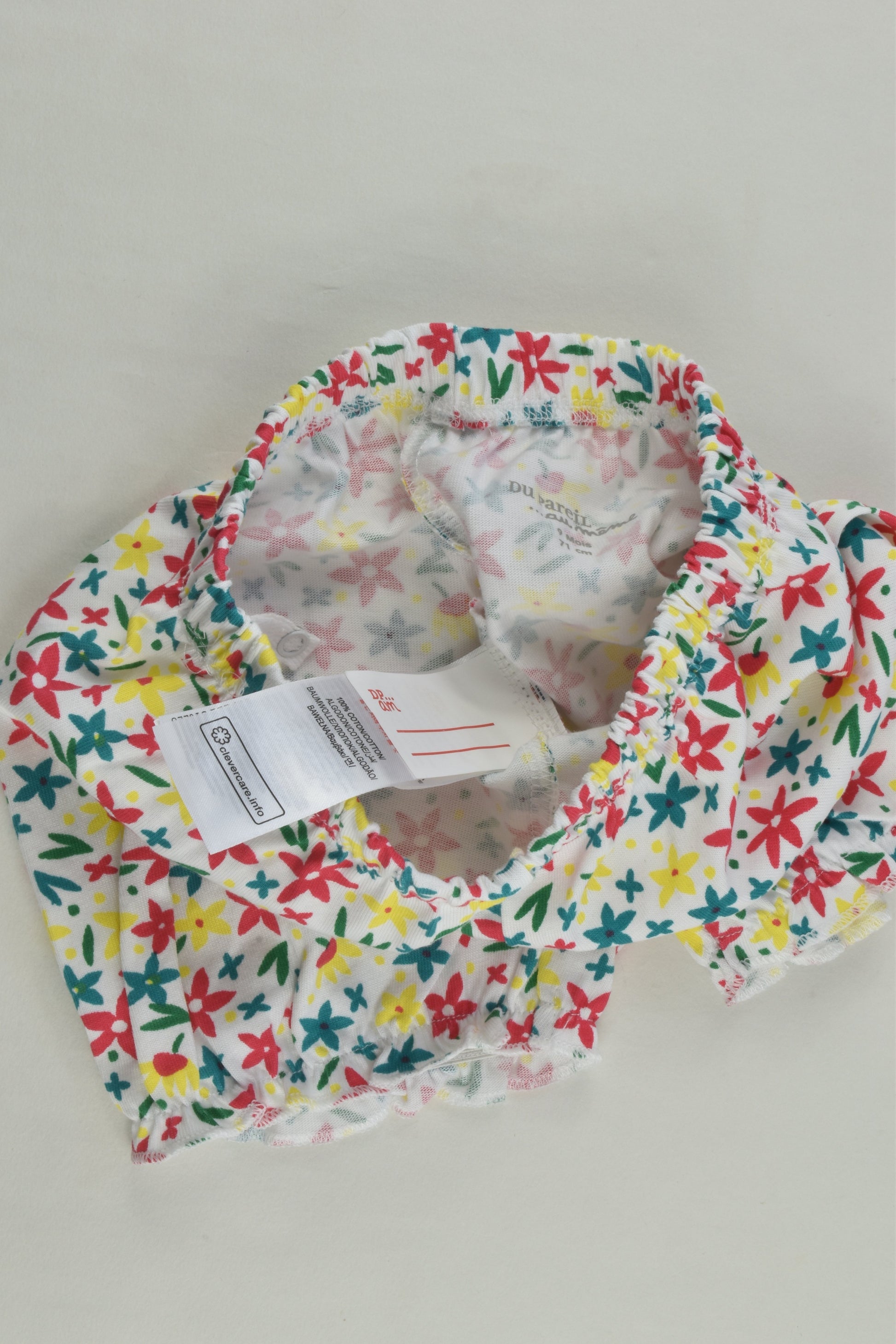 NEW Du Pareil Au Même Size 0 (9 months, 71 cm) Floral Shorts