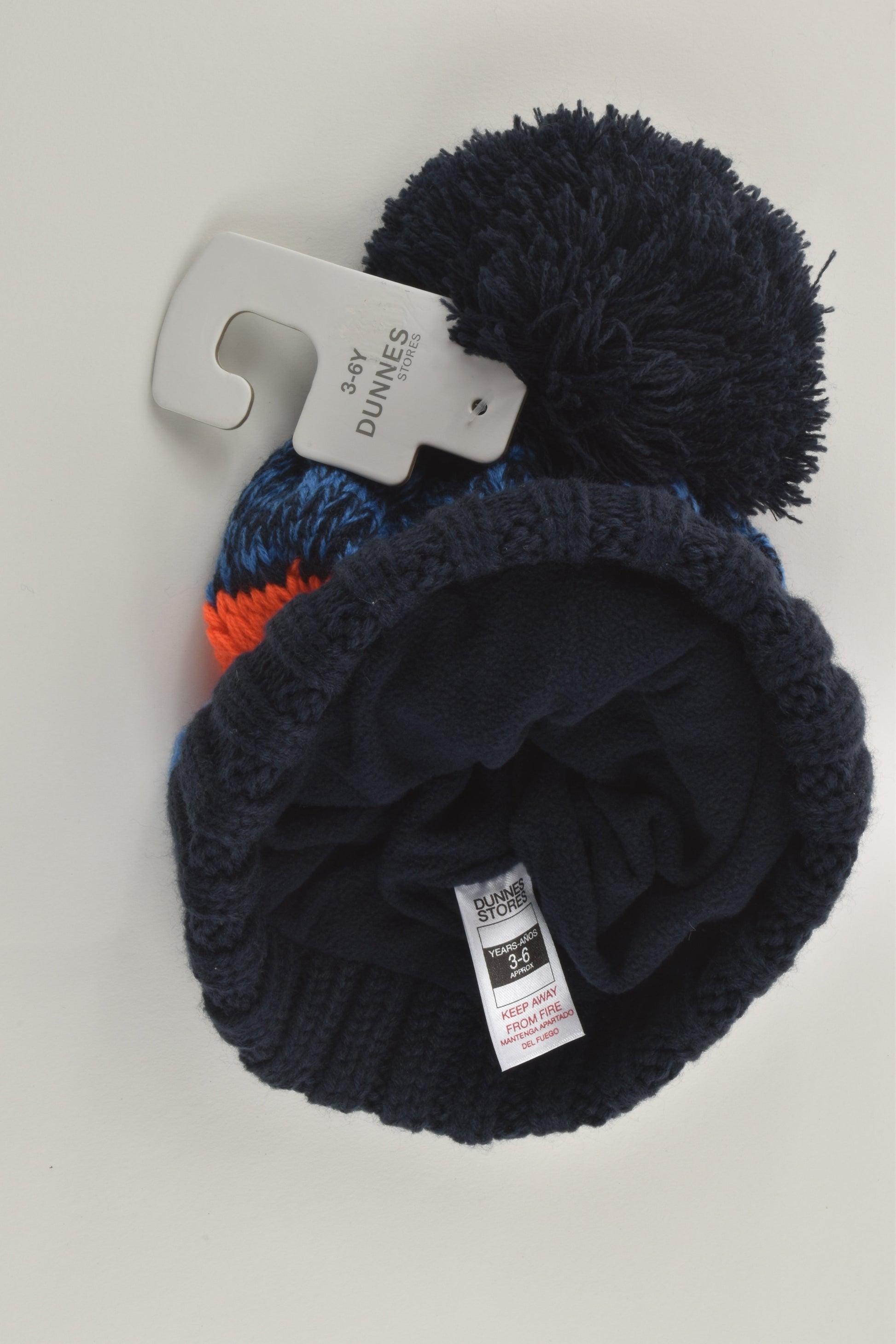 NEW Dunnes /stores Size 3-6 years Fleece Lined Beanie