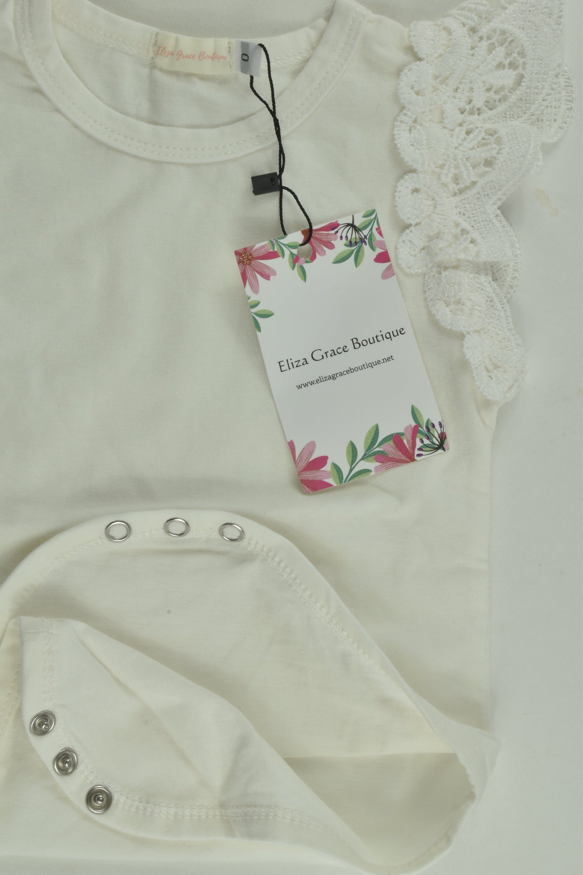 NEW Eliza Grace Boutique Size 0 Bodysuit