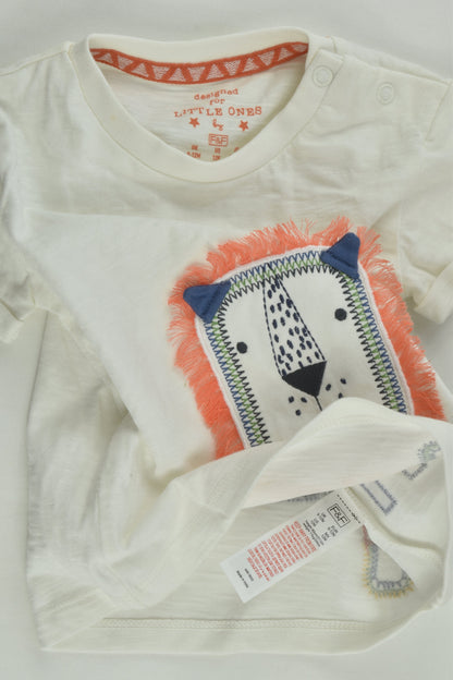 NEW F&F Size 0 (9-12 months) Lion T-shirt