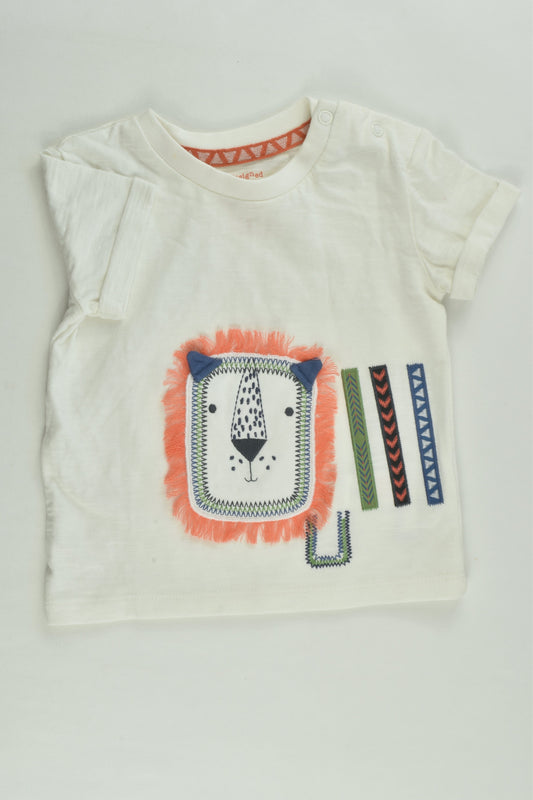 NEW F&F Size 0 (9-12 months) Lion T-shirt
