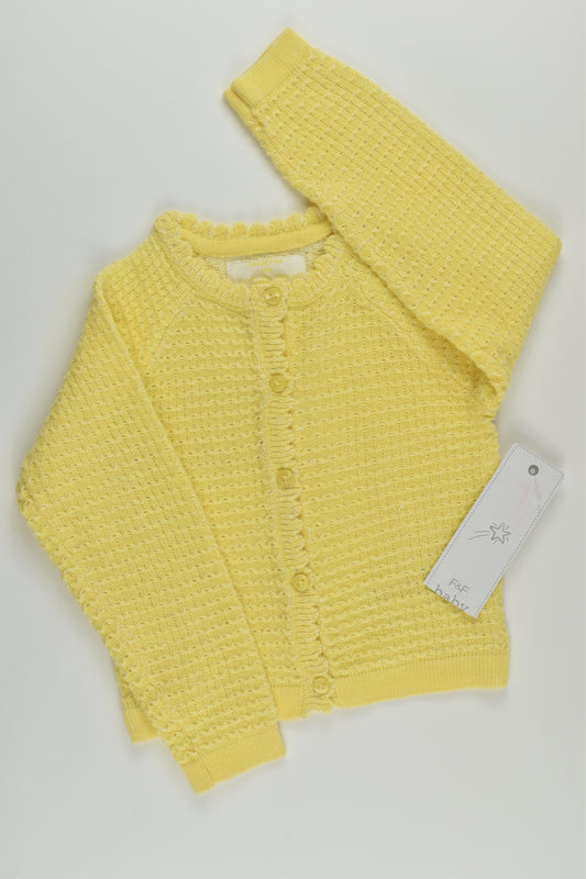 NEW F&F Size 1 Knit Cardigan