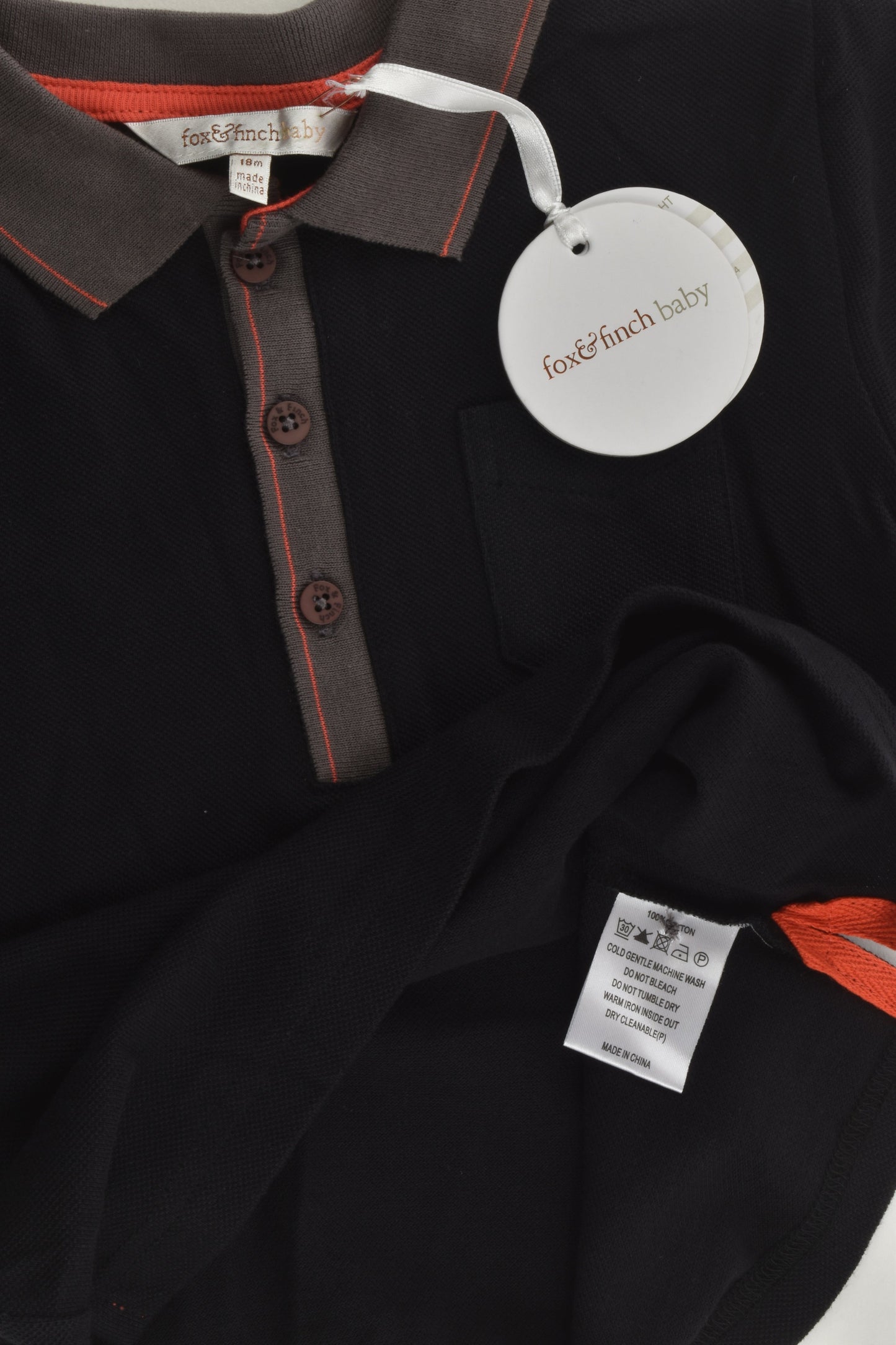 NEW Fox & Finch Size 1 (18 months) Polo Shirt