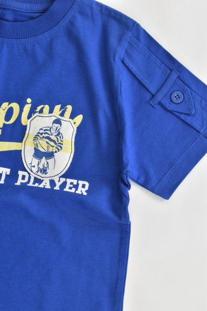 NEW Gente Miúda (Portugal) Size 5-6 "Champion Best Player" T-shirt