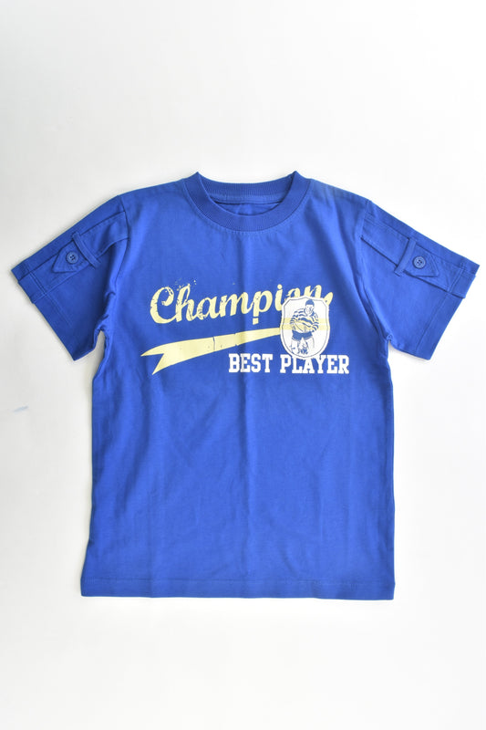 NEW Gente Miúda (Portugal) Size 5-6 "Champion Best Player" T-shirt
