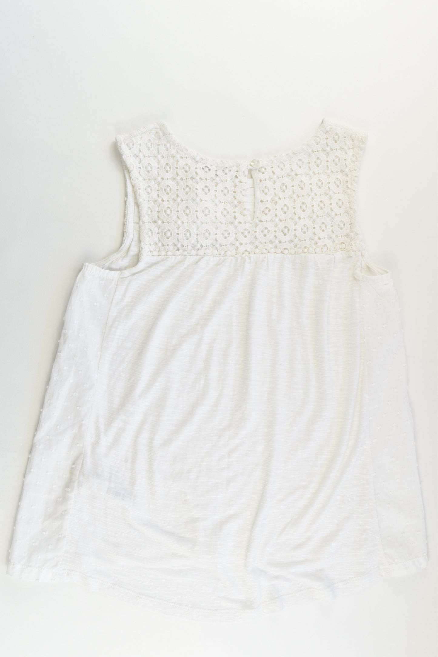 NEW George Size 10-11 Blouse with Lace Details