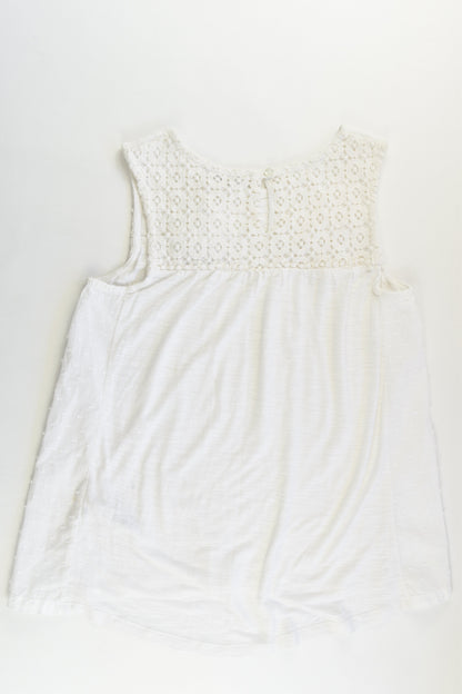 NEW George Size 10-11 Blouse with Lace Details
