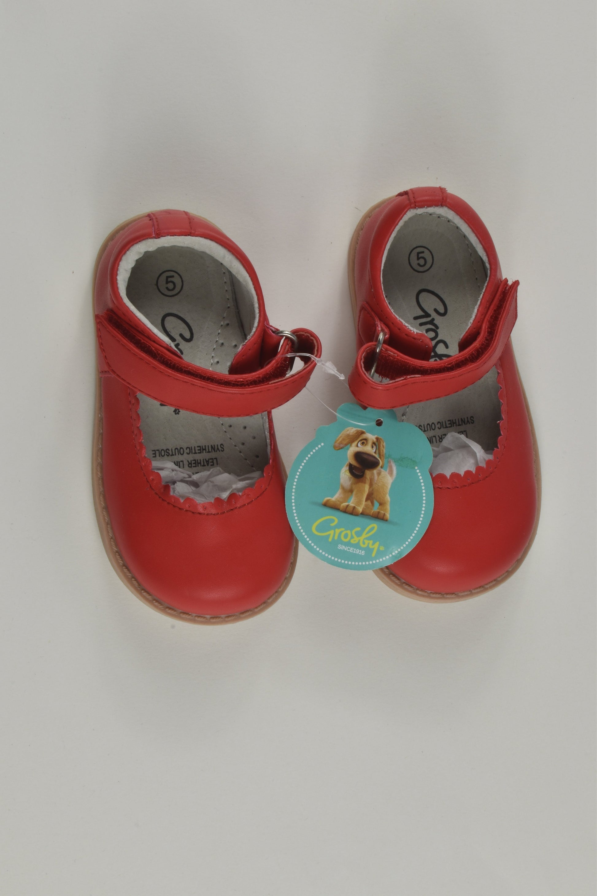 NEW Grosby Size 5 Leather Shoes