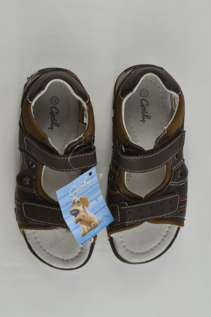 NEW Grosby Size US 12 Leather Sandals