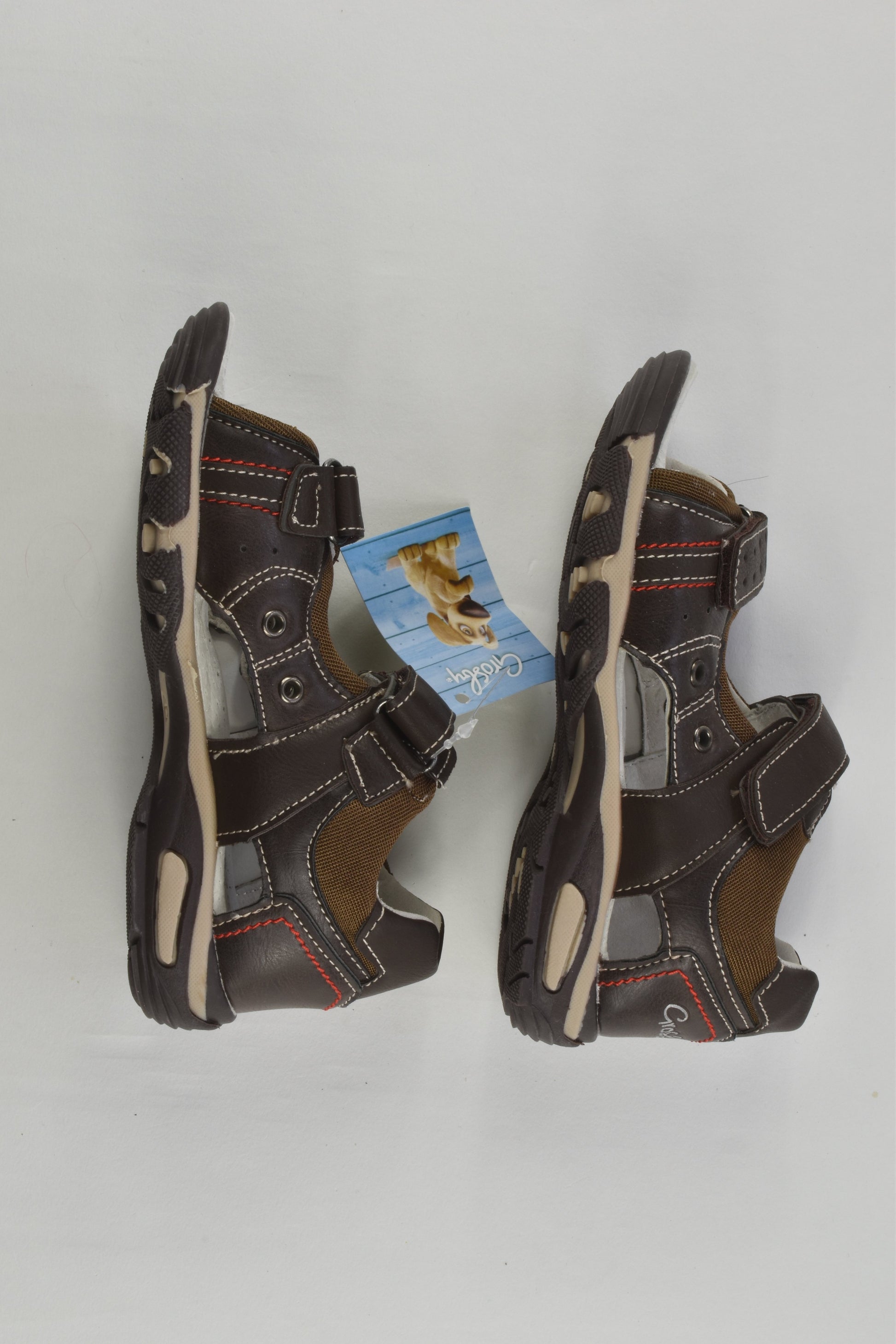 NEW Grosby Size US 12 Leather Sandals