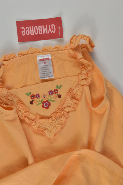 NEW Gymboree Size 3 Embroidery Sleeveless Top
